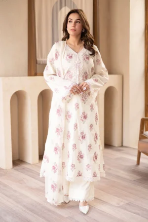 Rubab By Raeesa Premium NF-1306 | Luxury Embroidered Lawn Dress
