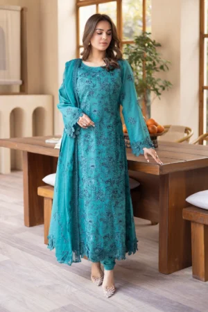 Rubab By Raeesa Premium NF-1305 | Luxury Embroidered Lawn Dress