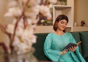 Alternative view of Shaista Festive Lawn Summer D-7 | Luxury Embroidered Lawn Dress