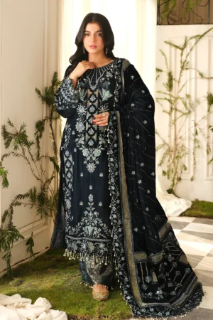 Zeve | Sheen By Raeesa Premium | Black Velvet dress
