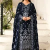Soil | Sheen By Raeesa Premium | Black Velvet dress