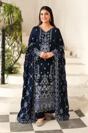 Soil | Sheen By Raeesa Premium | Black Velvet dress