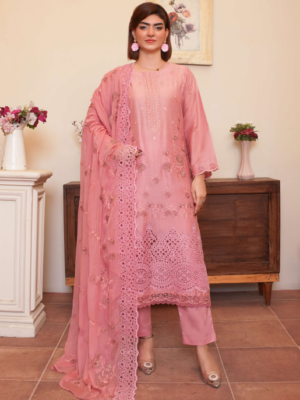 Shaista Fastive Lawn Summer D-2 | Embroidered Lawn 3-Piece Suit