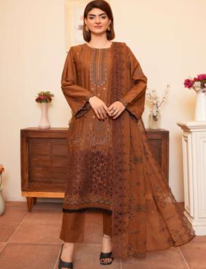 Shaista Festive Lawn Summer D-3 | Luxury Embroidered Lawn Dress