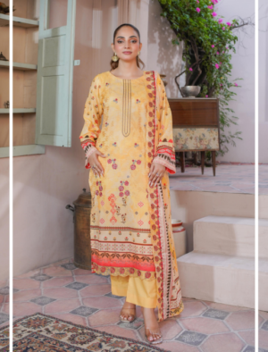 Shaista Amber Printed Lawn Design-15 | Luxury Printed Lawn Dress