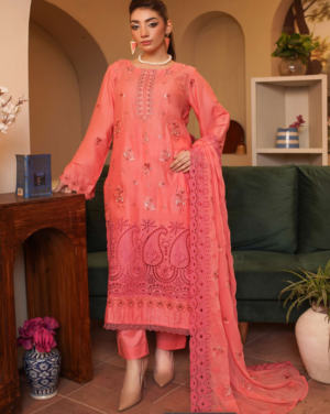 Shaista Festive Lawn Summer D-5 | Luxury Embroidered Lawn Dress