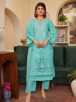 Shaista Festive Lawn Summer D-7 | Luxury Embroidered Lawn Dress