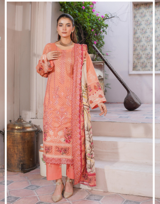 Shaista Amber Printed Lawn Design-19 | Luxury Printed Lawn Dress