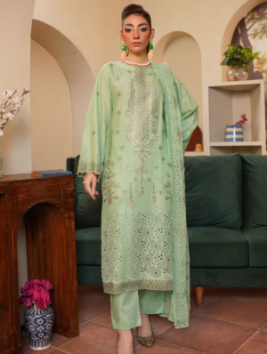 Shaista Festive Lawn Summer D-9 | Luxury Embroidered Lawn Dress