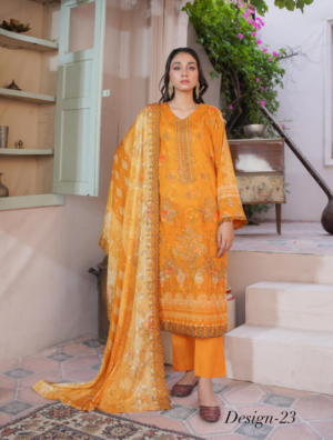 Shaista Amber Printed Lawn Design-23 | Luxury Printed Lawn Dress