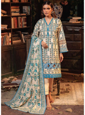 Pearl Rose | Bonanza Satrangi Lawn | Unstitched Dress