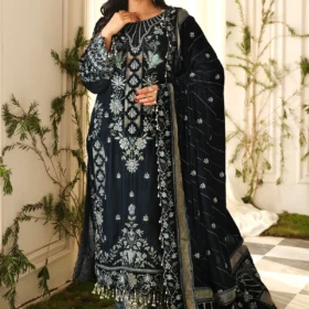 Alternative view of Zeve | Sheen By Raeesa Premium | Black Velvet dress